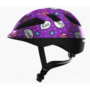 Велошлем детский ABUS Smooty 2.0 purple kisses
