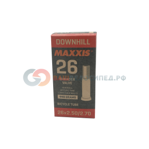 Камера велосипедная Maxxis Downhill, 26x2.5/2.7, ниппель Schrader, автониппель, IB68566000