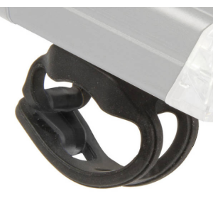 Крепление для велосипедных фар Apollon 20 USB, для фар 220421/221092, 22,2 - 35 mm, черный, 223551