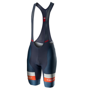 Велотрусы с лямками Castelli Competizione, темно-синий