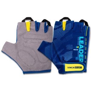 Велоперчатки Vinca Sport, Leader, синие с серым, VG 912 Leader Blue 