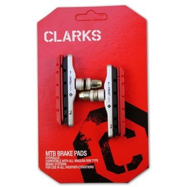 Фото Тормозные колодки для велосипеда CLARK`S картридж, сменные резинки 3-039