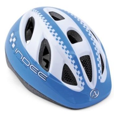 Велошлем детский/подростковый AUTHOR INDEE 102 Blu (50-54см) сине-белый 8-9091021