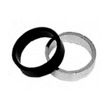 Фото Рулевой спейсер для велосипеда (проставочное кольцо) спорт. 1 1/8" алюм. 5мм черный 5-390468