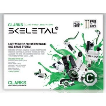 Тормозной набор для велосипеда CLARK`S передний+задний дисковой 3-146
