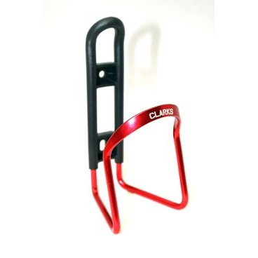 Фото Флягодержатель велосипедный CLARK`S BC-20, алюминий/пластик, красный, 3-162