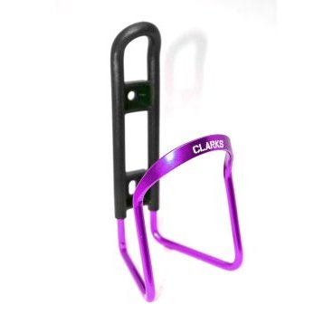 Фото Флягодержатель велосипедный CLARK`S BC-20, алюминий/пластик, фиолетовый, 3-165