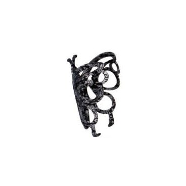 Фото Флягодержатель велосипедный M-Wave, алюминий, дизайн бабочка, черный, 6-14819
