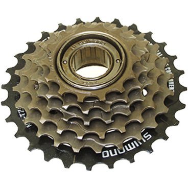 Кассета-трещотка для велосипеда Shimano Tourney, фривил, 6х14-28, черно-коричневая, EMFTZ206428Т 2-934