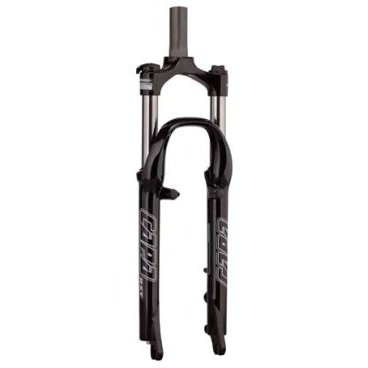 Вилка велосипедная RST Capa ML, 26, пружинно-эластомерная, V+D, черная, 6-402