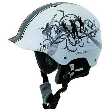 Шлем для сноуборда VENTURA, бело-серо-черный, 5-733010