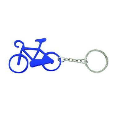 Брелок для ключей "велосипед" алюминиевый цвета в ассортименте