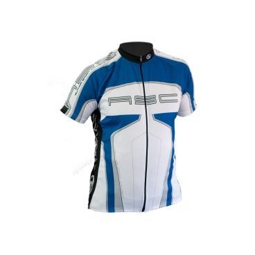 Велофутболка AUTHOR Men Sport 12A сине-белая с молнией M, 8-7059552