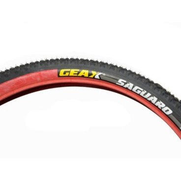 Фото Покрышка для велосипеда GEAX 29"х2.0 (52-622) SAGUARO высокий 790г черно-красная 11-903