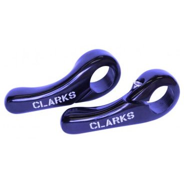 Рога для велосипеда CLARK`S алюм. короткие cb-02 "мини" слабоизогн. эргон. синие 3-321