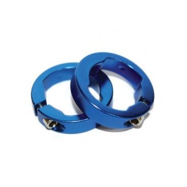 Фиксаторы велосипедные CLARK`S кольцевые Сlr алюм. анодир. синие 3-301