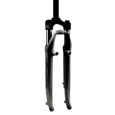 Вилка велосипедная RST Verse Т, 700С х 28,6, пружинно-эластомерная, 50мм, V-брейк, черная, 1-0311
