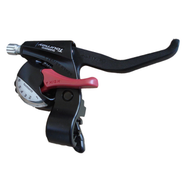 Шифтер/Тормозная ручка для велосипеда Shimano Tourney EF40 правая 6ск трос 2050мм, ASTEF402R6ALN