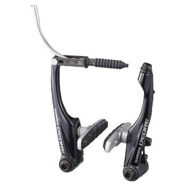 Тормоз велосипедный Shimano передний Acera V-brake 107мм черные EBRM422FX43SLP 2-3101