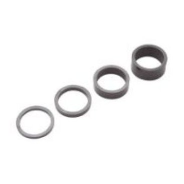 Проставочные кольца PRO карбон, 1-1/8" набор: 3;5;10;15 мм, PRAC0004
