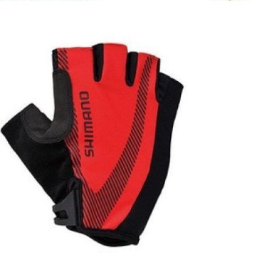 Велоперчатки SHIMANO Basic comfort, красные, CW-GLBS-KS21MD4