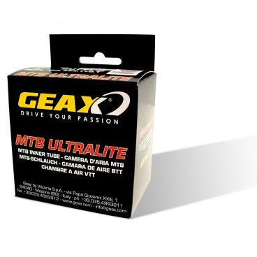 Камера велосипедная GEAX Ultimate, 28-29"х1.9-2.35 (50/60-622), 160 г, спорт, 11-000