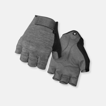 Велоперчатки SHIMANO HOXTON Mono gray, короткие пальцы, GIG7043599