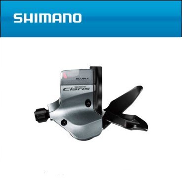 Шифтер для велосипеда Shimano Claris 2400 левый/правый, 2x8 скоростей, трос+оплетка ESL2400DPA
