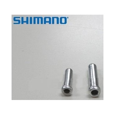 Концевик SHIMANO алюминиевый для троса тормоза, 10 штук Y62098070