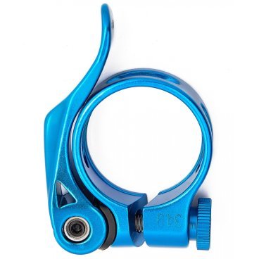 Зажим подседельного штыря для велосипеда Vinca (диаметр- 34.90мм, синий),  VC 88-2 blue