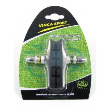 Тормозные колодки для велосипеда Vinca (пара) черные VB 111 black (72мм)
