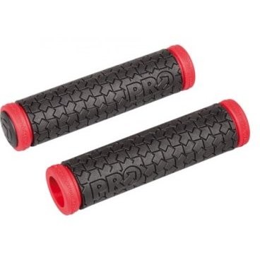 Грипсы велосипедные PRO Arrow, 32x135мм (Черно/красные, PRGP0016)