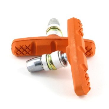 Тормозные колодки для велосипеда Vinca оранжевые, пара, VB 262 orange (60мм)