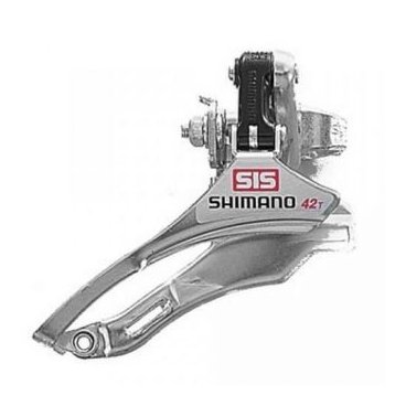Фото Переключатель Shimano передний Tourney, TY10, верхняя тяга, 31.8, 42T EFDTY10TM6