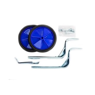 Приставные колеса Vinca Sport, стойки - сталь, колесо - пластик, синий, HRS19 Blue