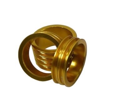 Кольцо проставочное NECO, 1-1/8"х10мм золотое, алюминий, SPACER-R 1-1/8"-36X10MM