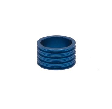 Кольцо проставочное NECO, 1-1/8"х20мм, синее, шлифованное, алюминий, ALLOY SPACER-R 1-1/8"