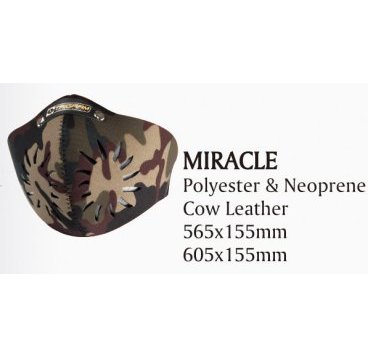 Респиратор велосипедный MEEK "TRIGRAM Mirace", 605x155мм, полиэстер/неопрен/кожа, MIRACE