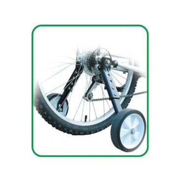 Фото Приставные колеса TBS SM-901-QW, пластик, 6", для велосипедов 20"-26, SM-901-QW