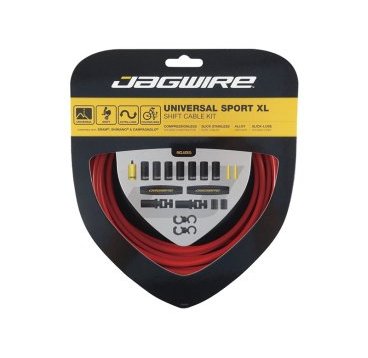 Тросы с оболочками JAGWIRE Universal Sport Shift XL, длинные, для переключателей, комплект, UCK602