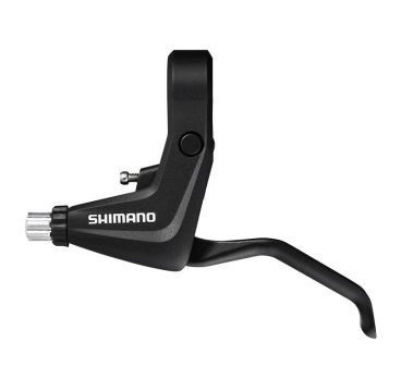 Фото Ручка тормозная SHIMANO BL-T4000 ALIVIO V-brake левая, под 2 пальца, чёрная, без упаковки, ABLT4000LL