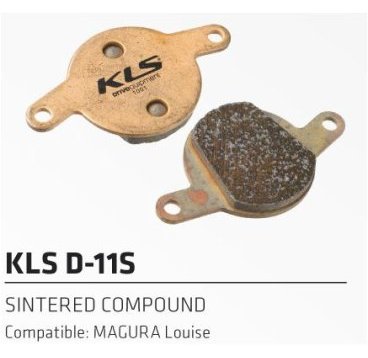 Фото Тормозные колоднки KELLYS KLS D-11S, к дисковому тормозу, комозитные, совместим с MAGURA Louise