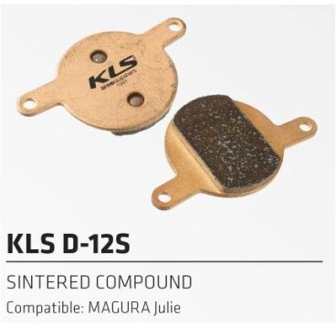Фото Тормозные колоднки KELLYS KLS D-12S, к дисковому тормозу, комозитные, совместим с MAGURA Julie