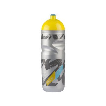 Фляга-термос KELLYS TUNDRA, обьём 0.5л, для напитков без СО2, до 60*С, серебристо-жёлтая, вес 131г, Water Bottle  KELLYS