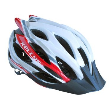 Фото Велошлем KELLYS DYNAMIC, бело-красный, Helmet Dynamic