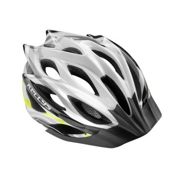 Фото Велошлем KELLY'S DYNAMIC, бело-зелёный, Helmet Dynamic