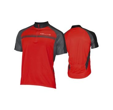 Джерси KELLYS Pro Sport, короткий рукав, 100% полиэстер, красный, Jersey short sleeve Pro Sport, red