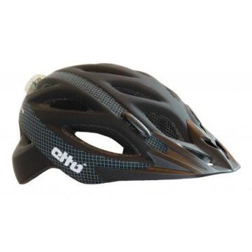 Велошлем Etto City Safe, цвет  чёрный с логотипом "Etto", S/M (54-57см), 342101