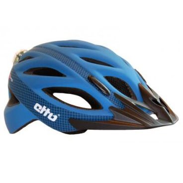 Велошлем Etto City Safe, цвет  синий (матовый) с логотипом "Etto", L/XL (57-60см), 342204