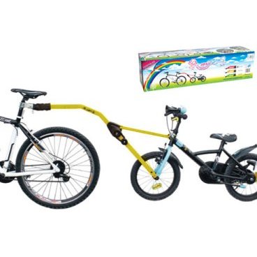 Фото Перекладина для буксировки детского велосипеда Peruzzo TRAIL ANGEL, желтая, 300/G